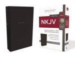 NKJV Deluxe Compact Reference Bible Red Letter Edition Large Print Black