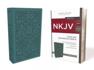 NKJV Thinline Reference Bible Red Letter Edition [Turquoise] by Thomas Nelson