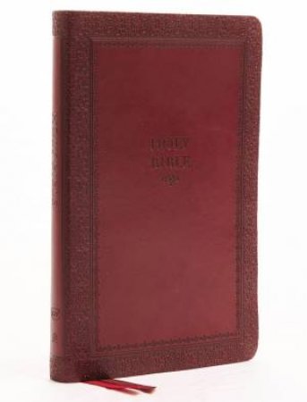 KJV Thinline Bible Indexed Red Letter Edition [Red] by Thomas Nelson