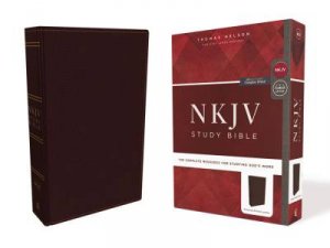 NKJV Study Bible Red Letter Edition [Burgundy] by Thomas Nelson