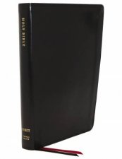 NET Thinline Indexed Bible Large Print Black