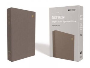 NET Bible Single-Column Reference (Grey) by Thomas Nelson