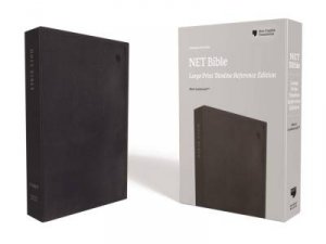 NET Bible Thinline Reference (Black, Large Print) by Thomas Nelson