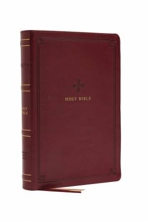 NRSV Catholic Bible (Large Print, Red) by Thomas Nelson