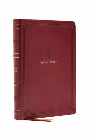 NRSV Catholic Bible, Thinline Edition, Leathersoft, Comfort Print: Holy Bible (Red) by Various