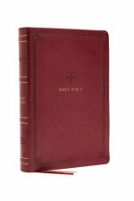 NRSV Catholic Bible Thinline Edition Leathersoft Comfort Print Holy Bible Red