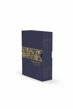 The Gospels And Acts: NET Abide Bible Journals Box Set, Comfort Print by Thomas Nelson