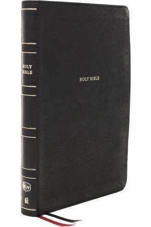 NKJV Reference Bible, Center-Column Giant Print, Red Letter Edition, Comfort Print: Holy Bible [Black] by Thomas Nelson