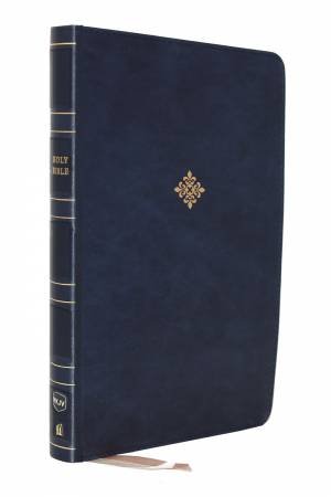 NKJV Reference Bible, Super Giant Print, Red Letter Edition, Comfort Print: Holy Bible [Blue] by Thomas Nelson