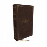 NRSVCE Illustrated Catholic Bible Genuine Leather Over Board Comfort Print Holy Bible Brown