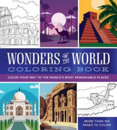 Wonders of the World Coloring Book by Editors of Chartwell