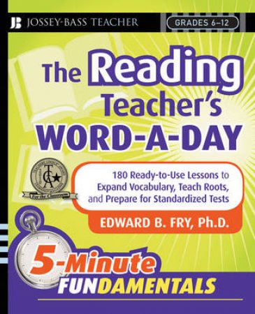 Reading Teacher's Word-a-day by Jossey Bass