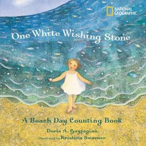 One White Wishing Stone by Doris Gayzagian