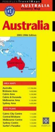 Travel Maps: Australia by Periplus Editions