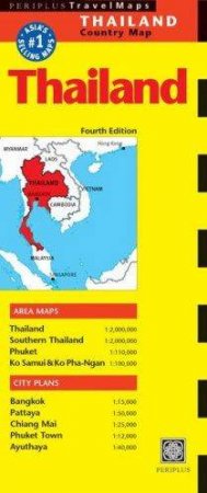 Travel Maps: Thailand by Periplus Editions