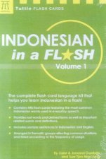 Tuttle Flash Cards Indonesian In A Flash Volume 1