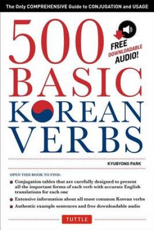 500 Basic Korean Verbs by Kyubyong Park