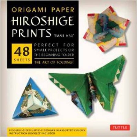 Origami Paper Hiroshige Prints Small 6 3/4 by Various