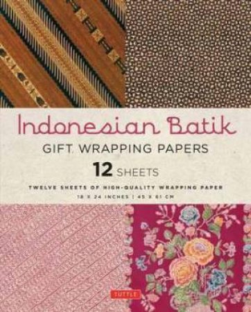 Indonesian Batik Gift Wrapping Papers by Various