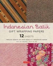 Indonesian Batik Gift Wrapping Papers