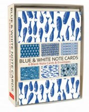 Blue  White Note Cards