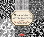 Black  White Gift Wrapping Paper