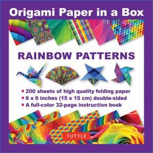 Origami Paper In A Box Rainbow Patterns by Various