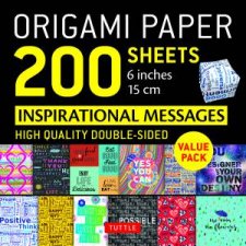 Origami Paper 200 Sheets Inspirational Messages