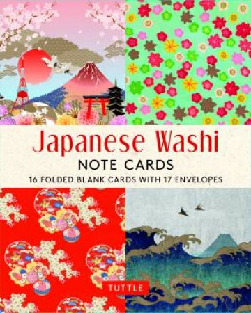 Japanese Washi, 16 Note Cards by Various