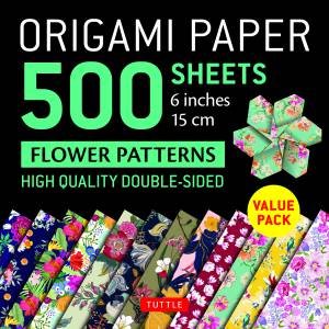 Origami Paper Flower Patterns 500 Sheets 6 Inch / 15cm by Various