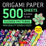 Origami Paper Flower Patterns 500 Sheets 6 Inch  15cm