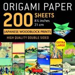 Origami Paper Japanese Woodblock 200 Sheets