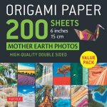 Origami Paper 200 sheets Mother Earth Photos 6 Inches 15 cm