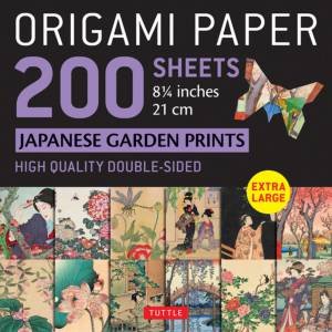 Origami Paper 200 Sheets Japanese Garden Prints by Various