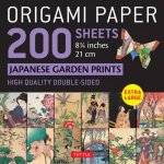 Origami Paper 200 Sheets Japanese Garden Prints