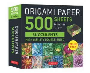 Origami Paper 500 Sheets Succulents by Various