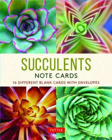 Succulents Note Cards by Various