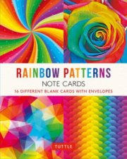 Rainbow Patterns Note Cards