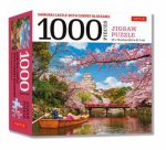 Samurai Castle  Cherry Blossoms 1000 Piece Jigsaw Puzzle