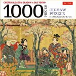 Cherry Blossom Season In Old Tokyo 1000 Piece Jigsaw Puzzle