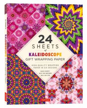 24 Sheets Of Kaleidoscope Gift Wrapping Paper by Various