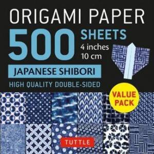 Origami Paper 500 Sheets Japanese Shibori 10cm by Various