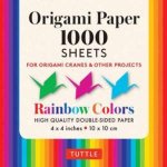 Origami Paper 100 Sheets Rainbow Colors