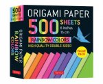 Origami Paper 500 Sheets Rainbow Colors 6 15 cm