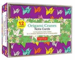 Origami Cranes Note Cards  12 cards by Tuttle Studio