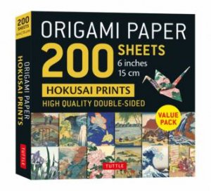 Origami Paper 200 Sheets Hokusai Prints 15cm by Katsushika Hokusai