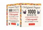 Origami Paper Chiyogami 1000 sheets 2 34 in 7 cm