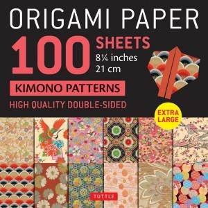 Origami Paper 100 Sheets Japanese Kimono 8 1/4 (21 CM) by Tuttle Studio