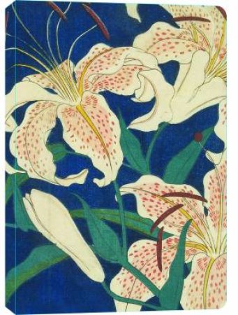 Hiroshige Spotted Lilies Paperback Journal: Dotted Notebook by Various