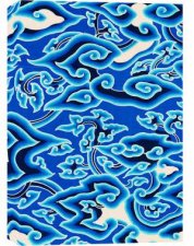 Batik Blue Clouds Hardcover Journal Lined Notebook